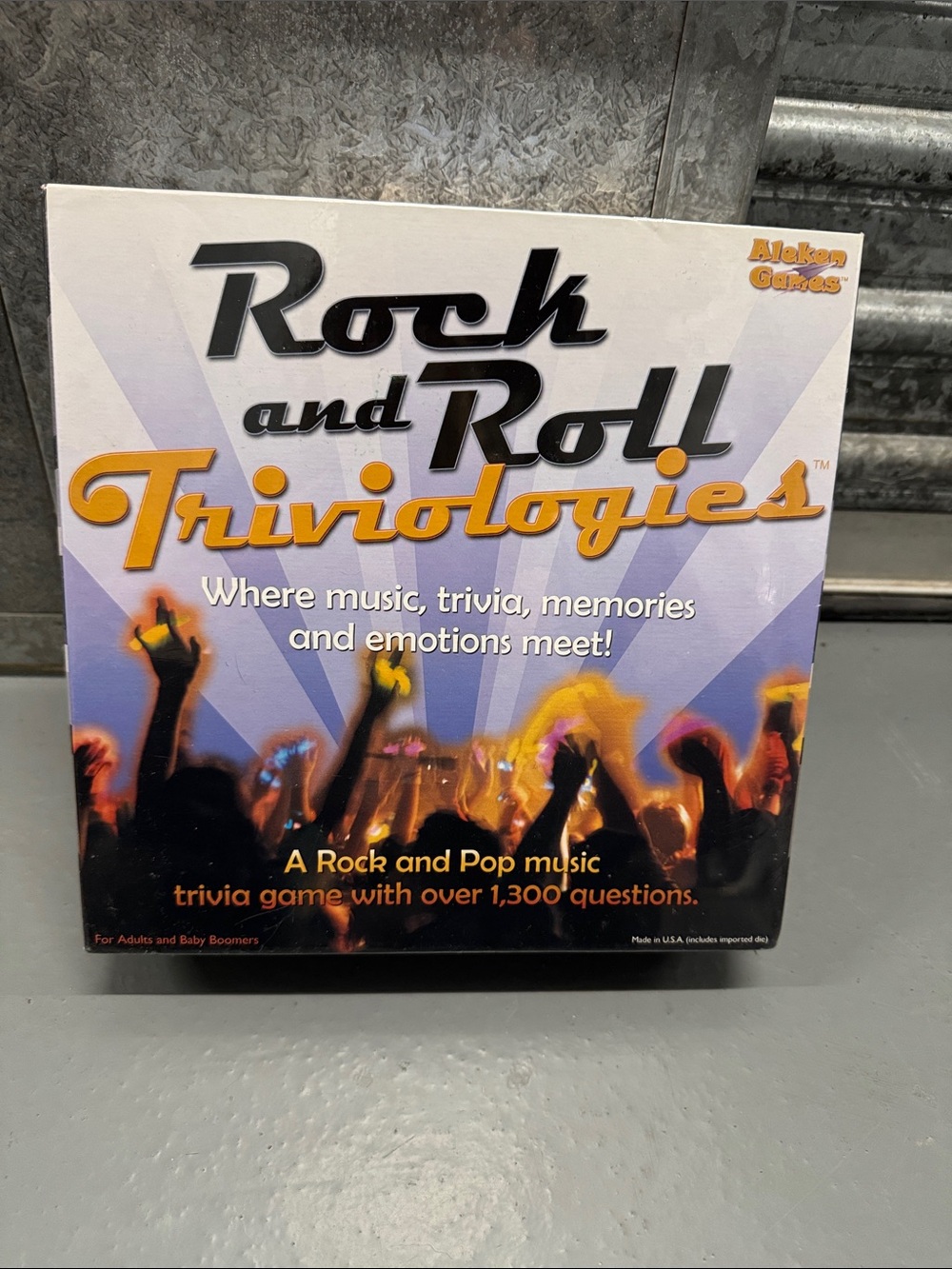 Rock and Roll Triviologies Board Game 2003 Edition Factory Sealed Made in USA